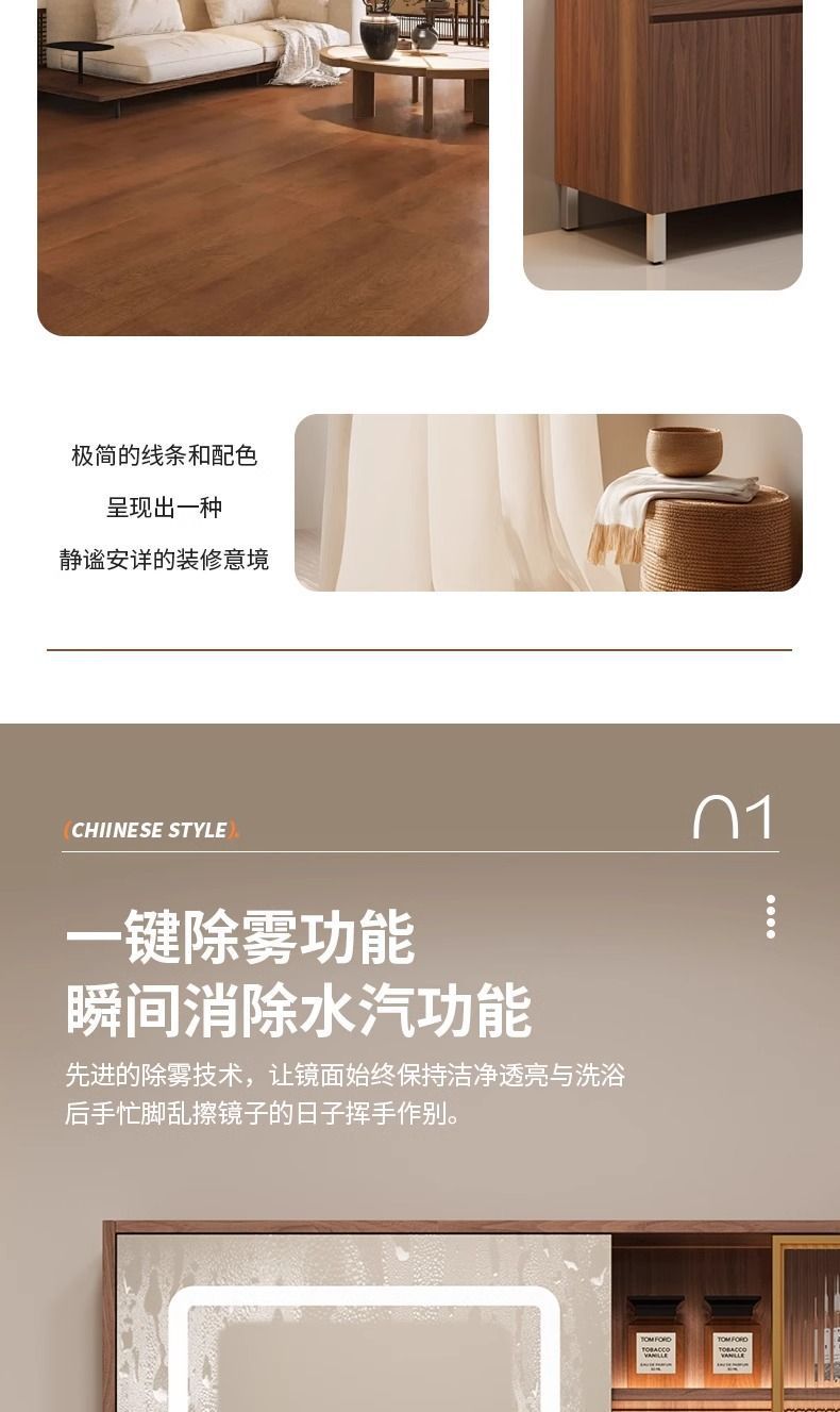 中式浴室柜陶瓷一体洗脸盆洗手池洗手盆洗漱组合实木卫生间落地式
