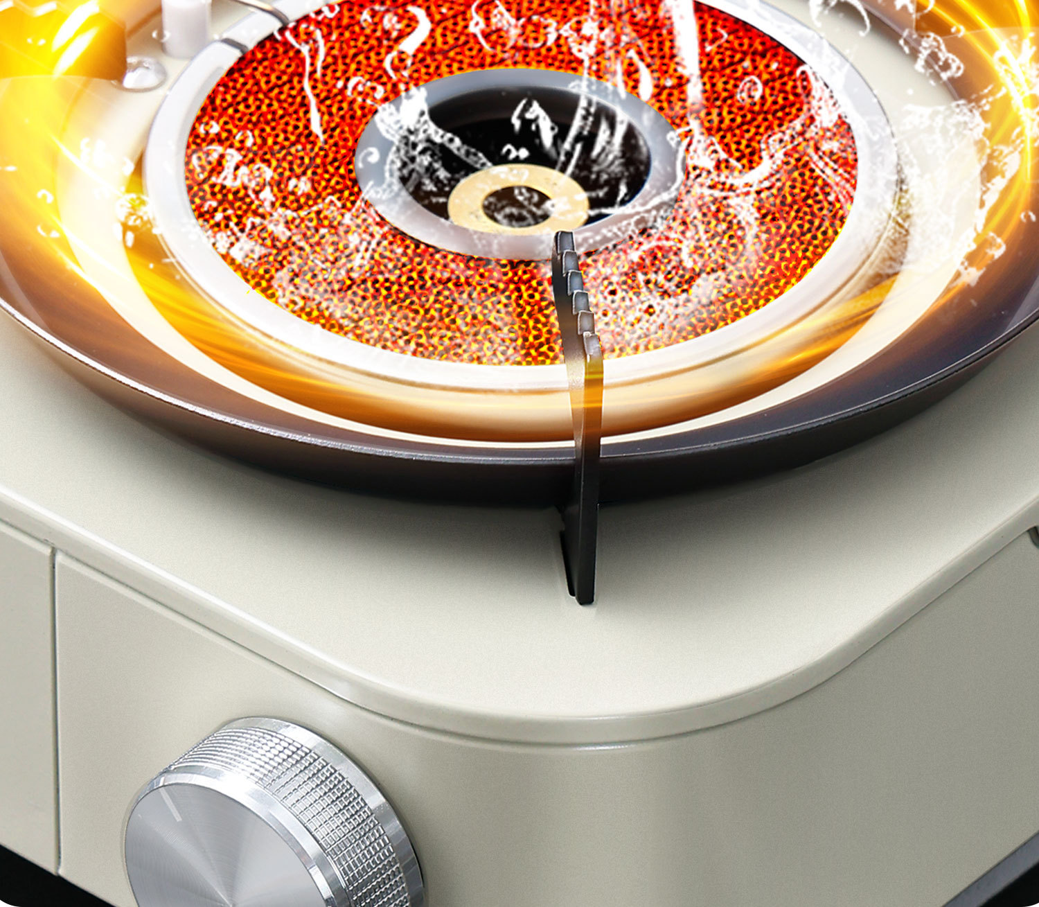 Card stove, outdoor portable split camping cookware, new stove, tea boiling stove, gas stove, separated new type