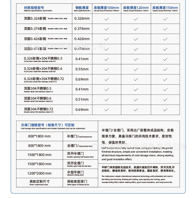 厂家直销冷库全套设备冷库板制冷主机果蔬海鲜速冻保鲜移动冷藏库