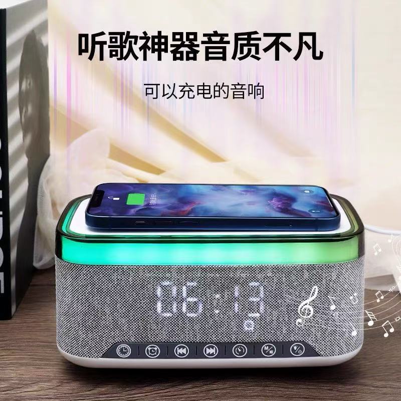 Многофункциональная Bluetooth-колонка с беспроводной зарядкой и LED-дисплеем A911