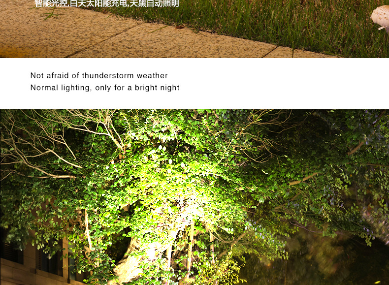Solar spotlights, courtyard decorative lights, garden floodlights, lawn lights, rockery lights, ambient lights, super bright street lights