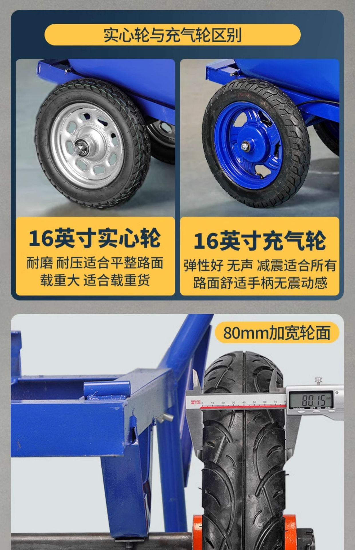 Double wheeled dump truck, household construction site, breeding farm, garden, soil and fertilizer handling truck, thickened double wheeled dump truck