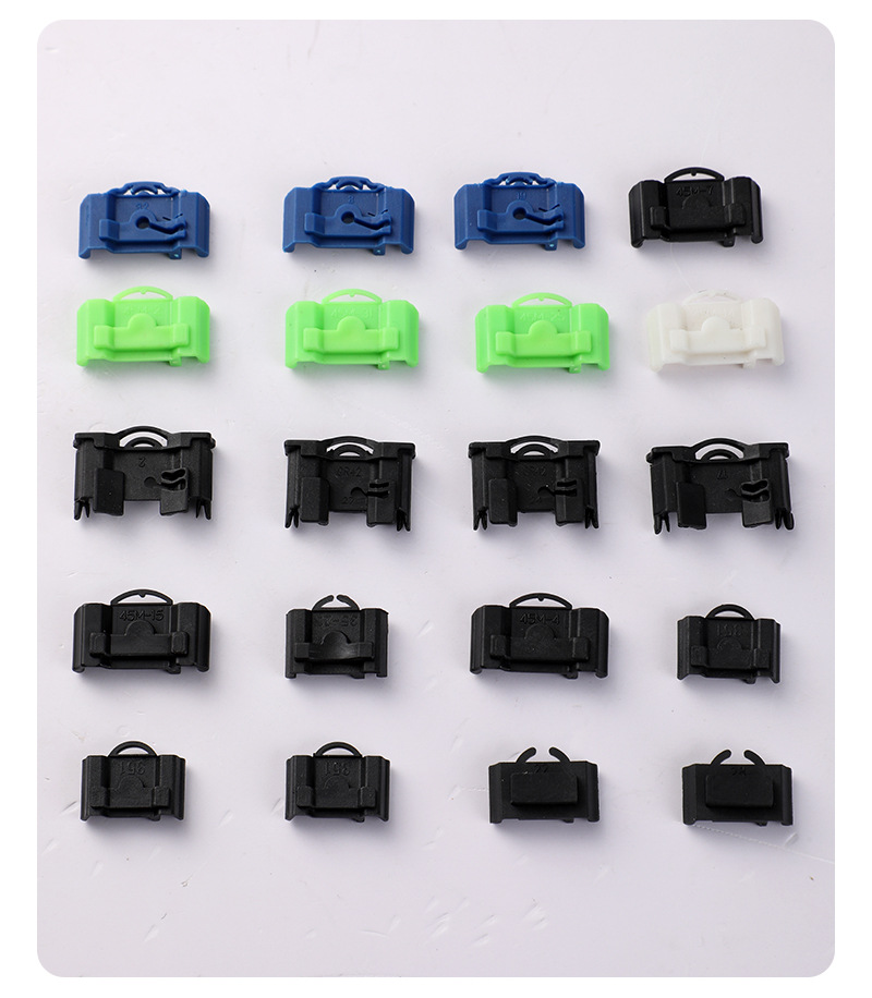Three section steel ball guide rail plastic accessories damping guide rail thickened silent drawer cabinet assembly slide rail accessories wholesale