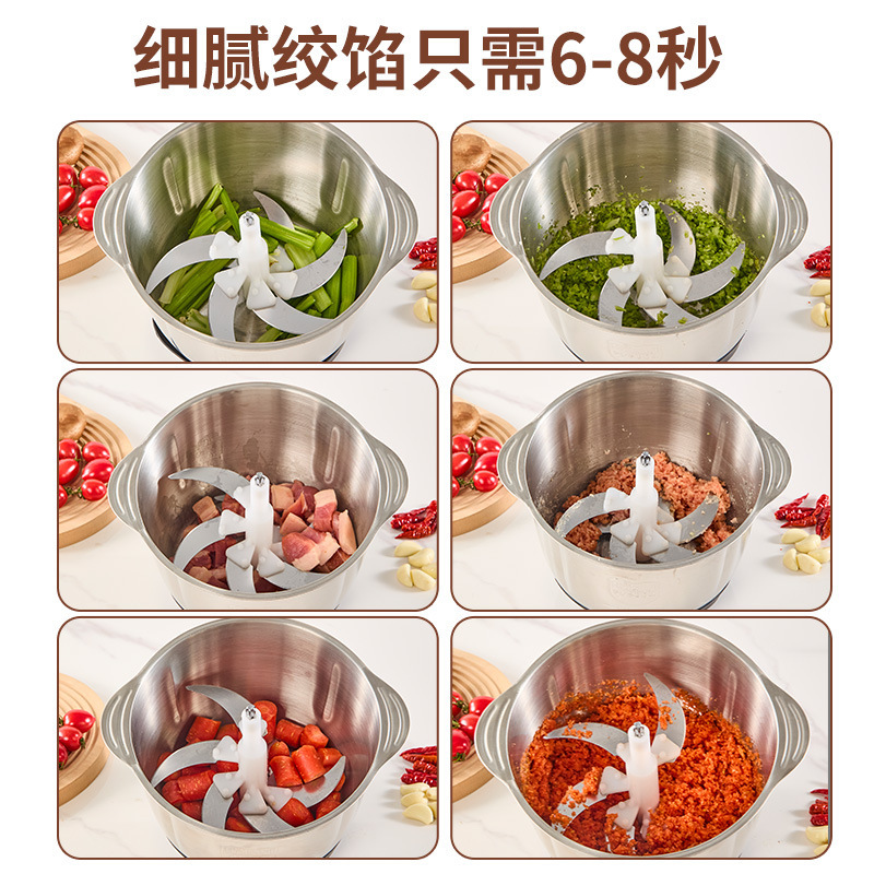 Многофункциональный кухонный комбайн-мясорубка Kopini из нержавеющей стали