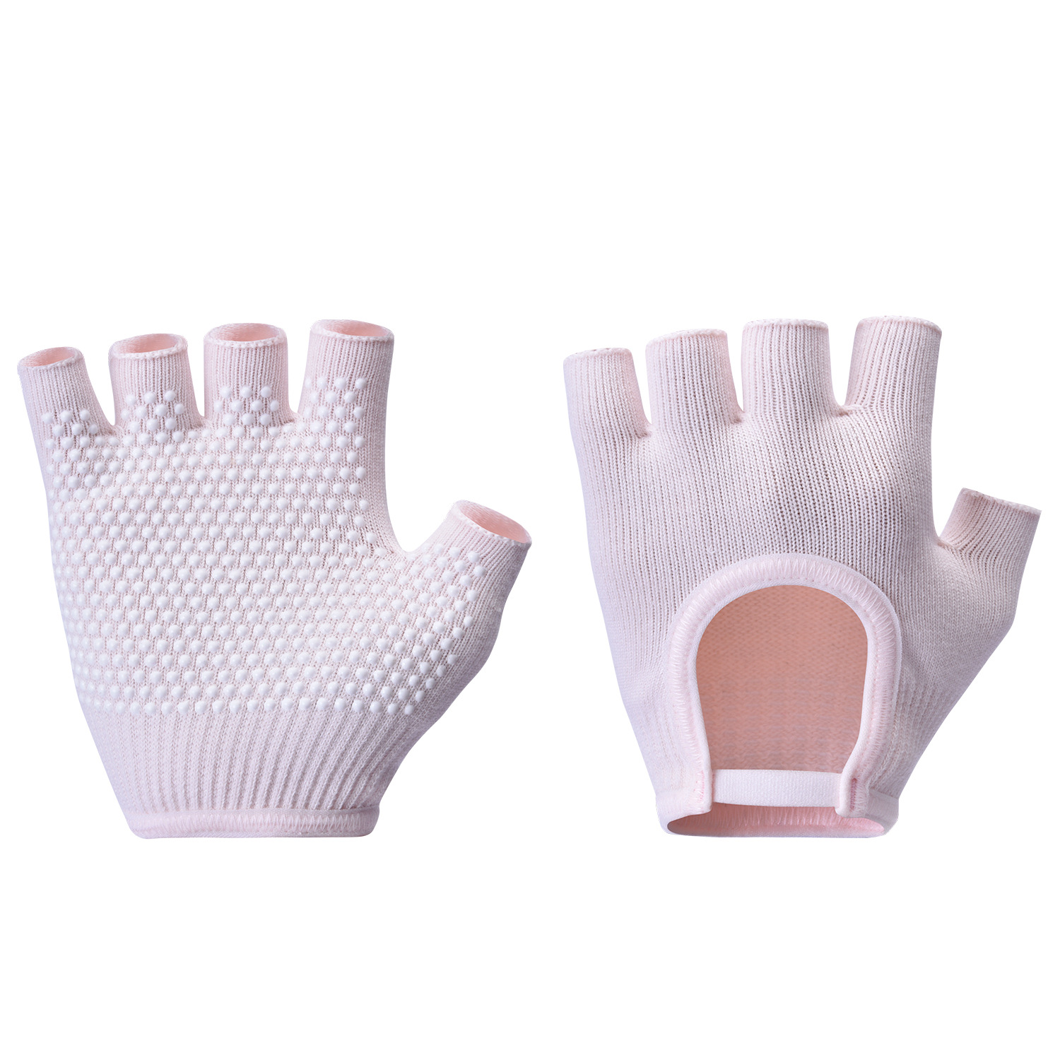 [Yoga Gloves B1] Half Finger Female Fitness Barbell Lifting Pot Equipment Cycling Road Bike Jumping Rope Badminton Cocoon Prevention