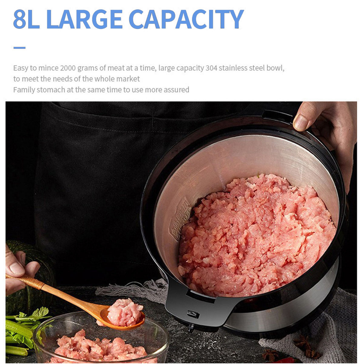 Многофункциональная мясорубка-измельчитель KENWOOD King Style 8L