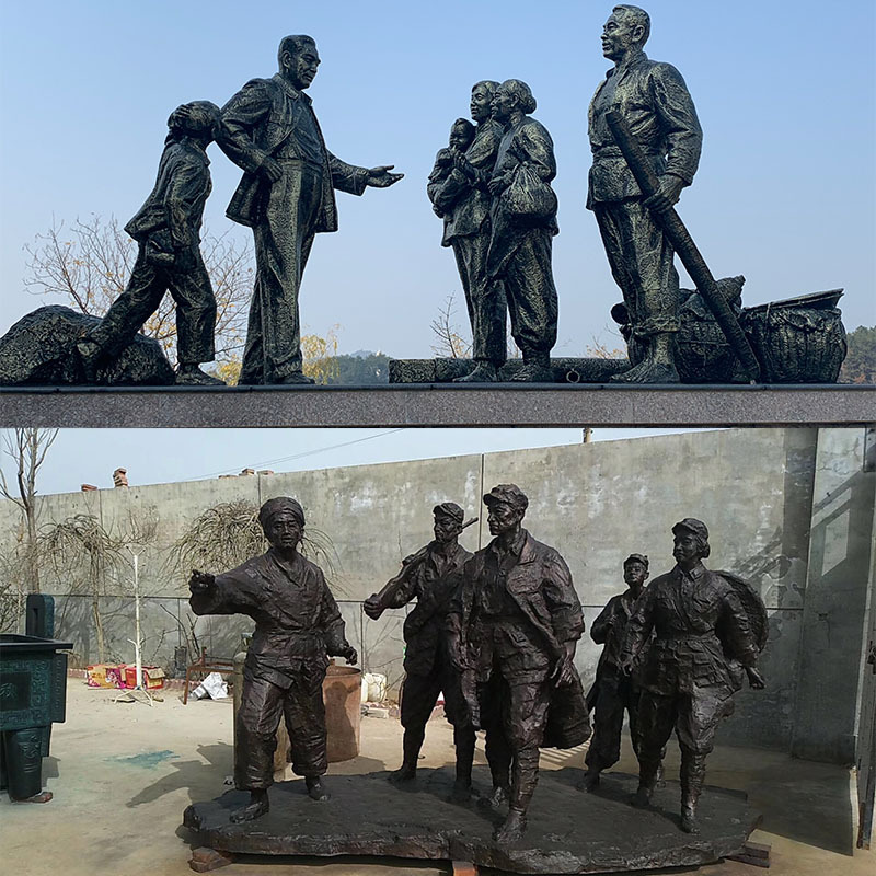 FRP Sculpture Factory актером Copper Charcy Campus кампус знаменитость Портретная площадь индивидуальные ландшафтные украшения открытый сад ландшафт