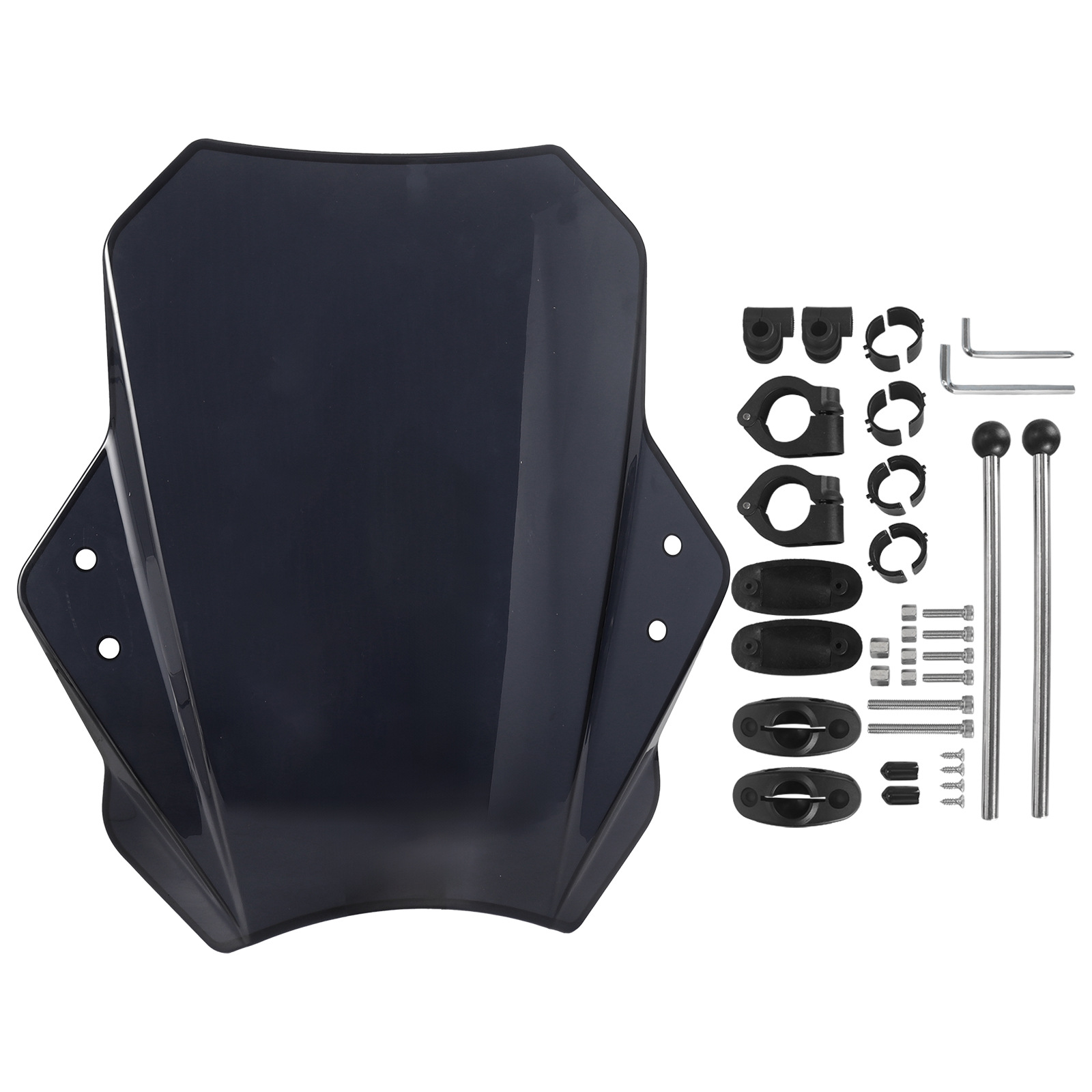 Подходит для лобового стекла Kawasaki Yamaha Honda Ducati Z900 Z1000 MT-09, лобового стекла уличного автомобиля