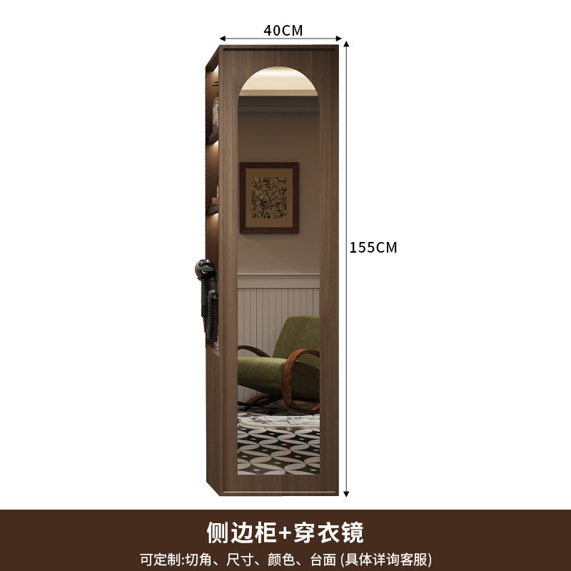 Retro style rock board hot bending integrated basin Chinese bathroom cabinet combination bathroom washbasin washbasin side standing cabinet