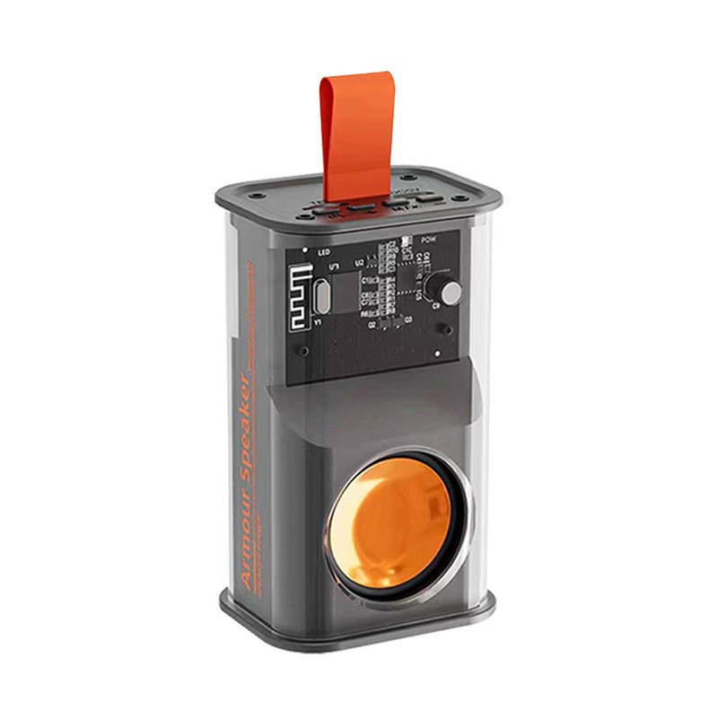Портативная Bluetooth колонка Yafens A036 с прозрачным корпусом
