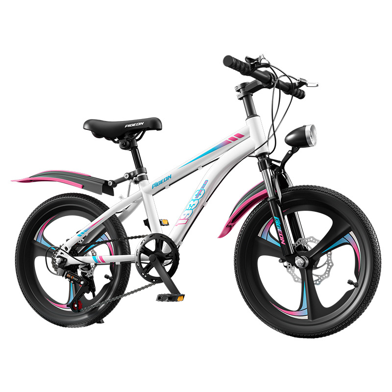 Flying Pigeon Children's Bicycle 6-18 Year Old Male and Female Middle School and University Children's Bicycle Student Model Variable Speed Mountain Bike Shock Absorber Disc Brake