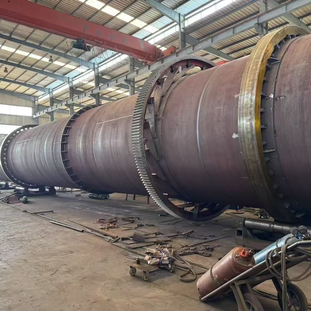 Drum dryer, industrial sludge drying equipment, coal slurry dryer, river sand slag, fly ash drum dryer
