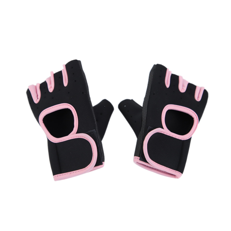 Half finger sports gloves, weightlifting and fitness gloves, outdoor sports cycling, breathable and shock-absorbing riding gloves