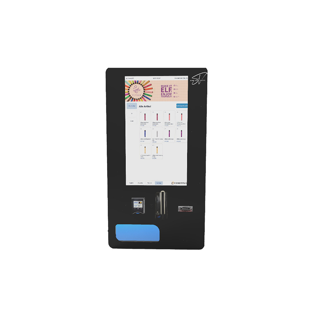 24-hour unmanned wall mounted vending machine indoor shopping mall