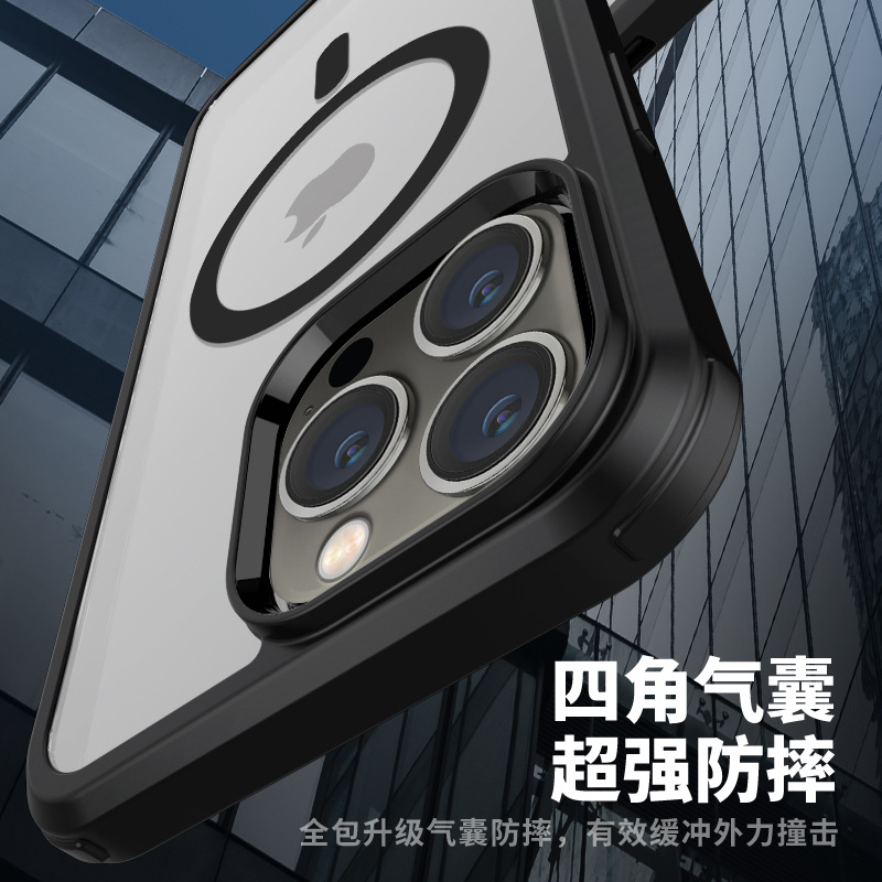 苹果16透明玻璃手机壳iphone新款手机15夏天14高级感pro防摔x