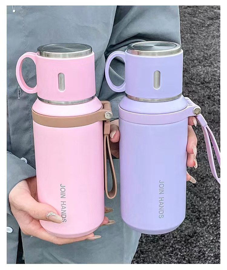 316 stainless steel insulated cup for men and women, outdoor car water cup, portable, thick double-layer vacuum insulated cup, customized