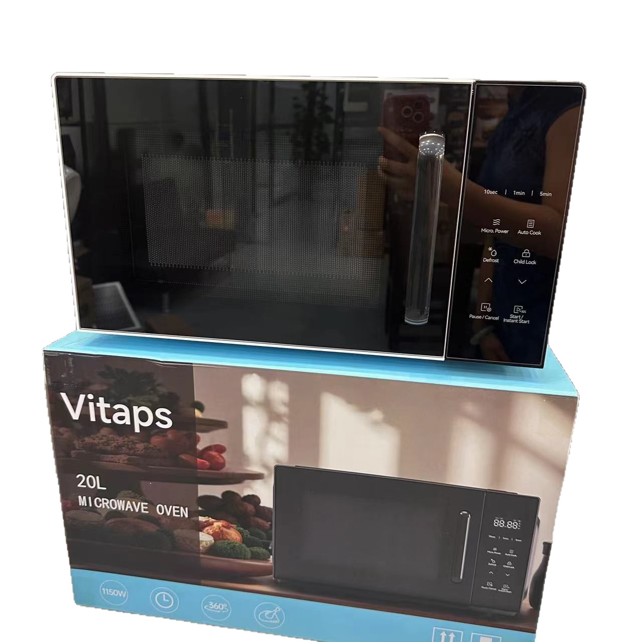Микроволновая печь Vitaps 25л с сенсорным управлением