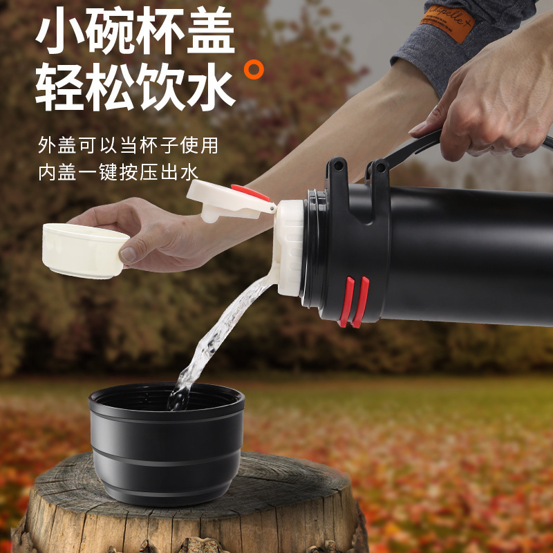 Insulated Cup Large Capacity Outdoor Portable Car Travel Warmer 316 Stainless Steel Insulated Pot Large Capacity One Piece Minimum Batch