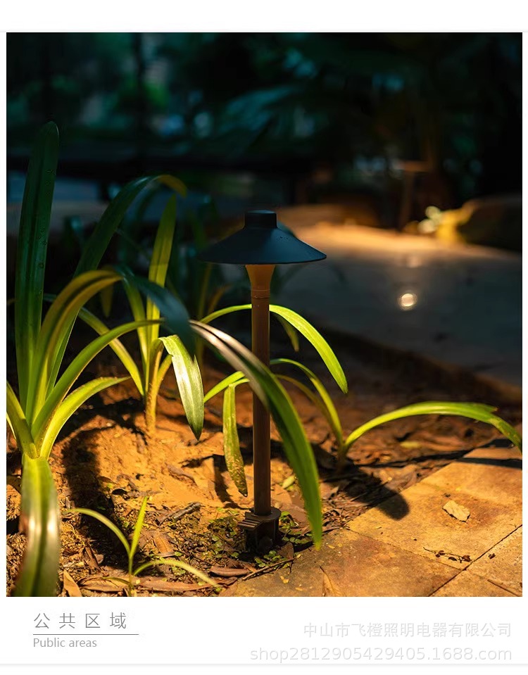 Small courtyard landscaping, outdoor mushroom lights, solar courtyard lights, villa lawn lights, garden lights, decorative atmosphere lights