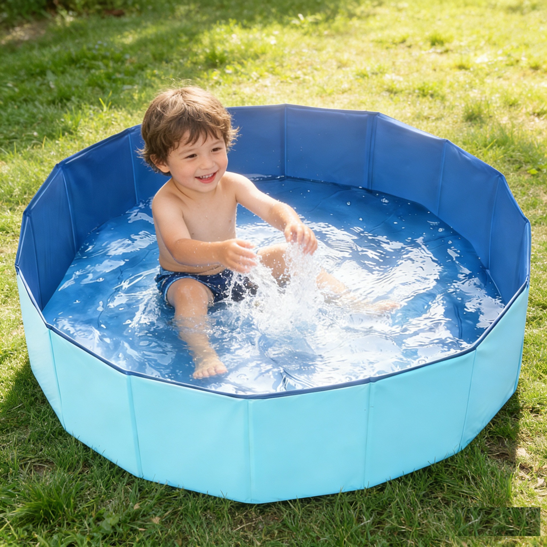 Swimming pool, children's pool, outdoor pool, pet shower basin, foldable cat litter box, pet shower basin, dog pool
