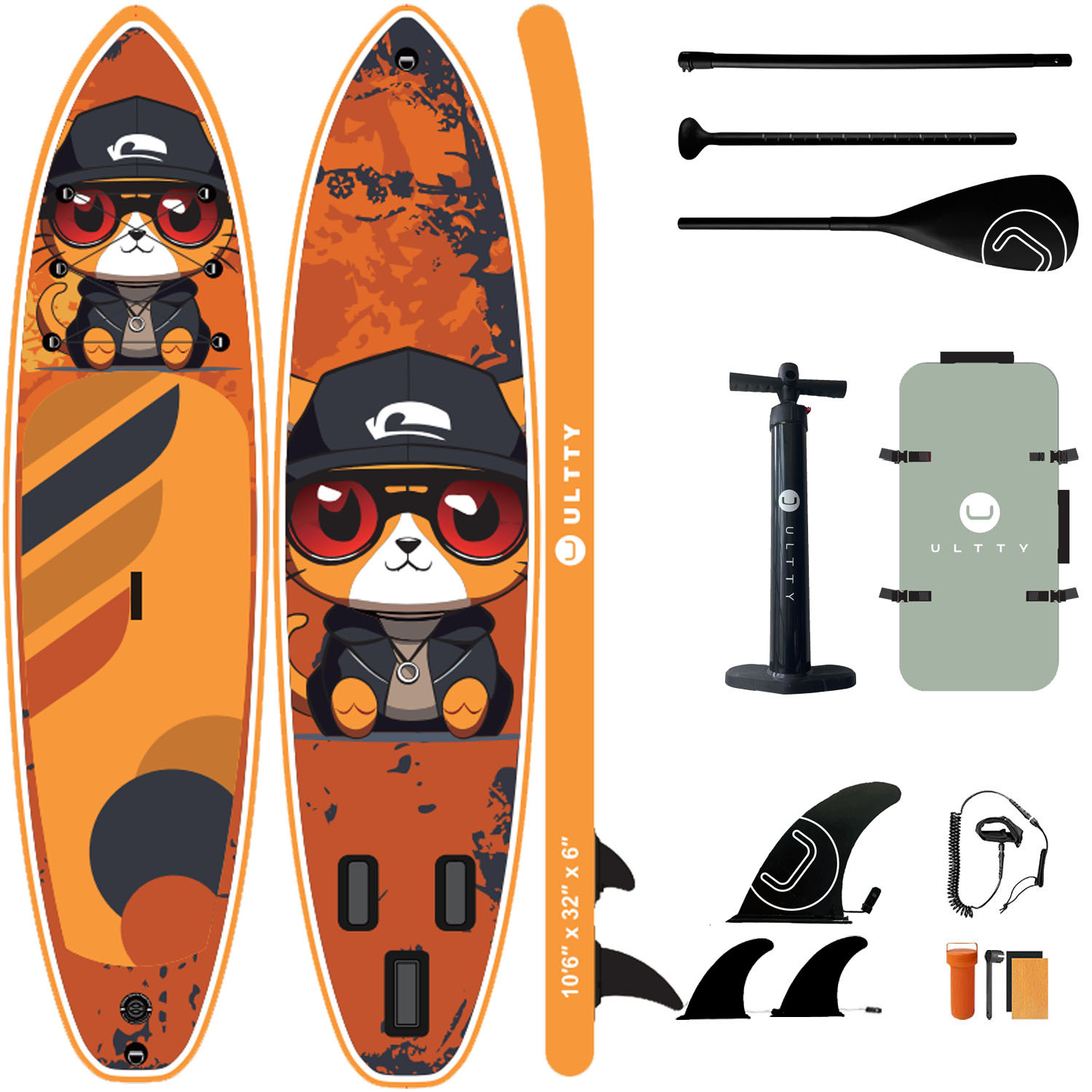 ULTRATY Cross border Sup Paddleboard Inflatable Stand Upright Paddle Board Adult Water Yoga Support Board Surfboard