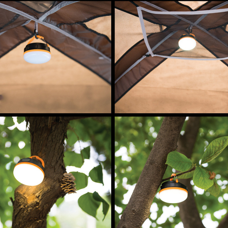 LED camping tent light USB charging camping light emergency work home light with magnet can hang camping light