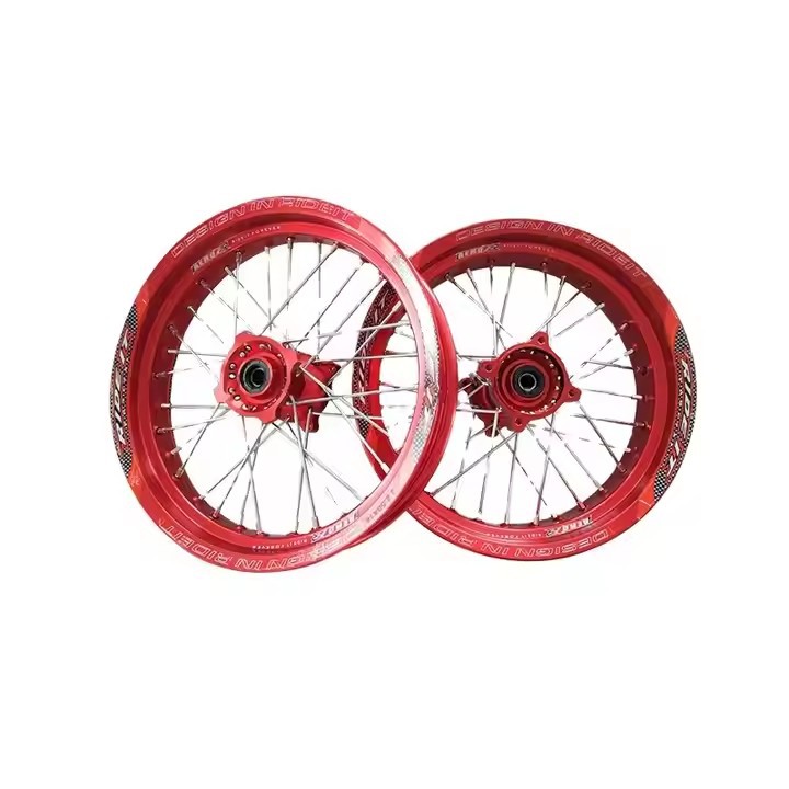 Мотоцикл CNC Hub Core 2.50*14 и 3,50*14 Сборка обода сплавного сплава с наклеиванием алюминиевого сплава