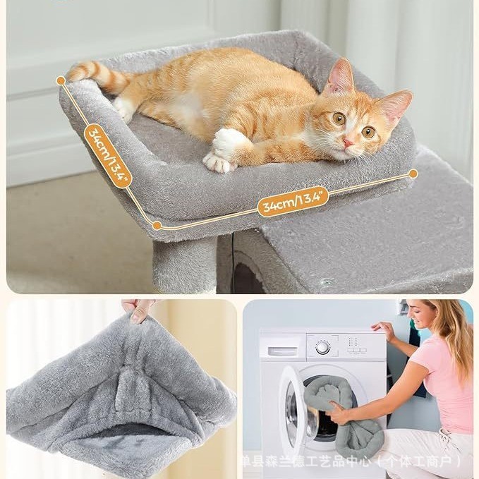 Spot Cat Cating рама кошачья гнездо интегрированная сизальская кошачья дерево вилла большая кошка царапинга для кошачьих кошачьих кошачьих колонна кошачья принадлежности