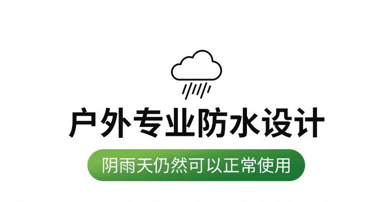 新款太阳能热气球灯水滴灯户外铁艺玻璃吊灯跨境花园装饰灯庭院灯