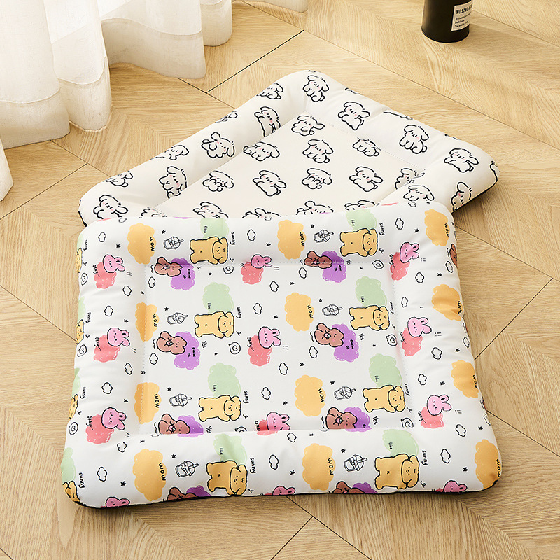 Новый собачий питомник Four Seasons Universal Pet Dog Питомник летний собак прохладный коврик Teddy Bichon Bear Corgi маленькая большая собака