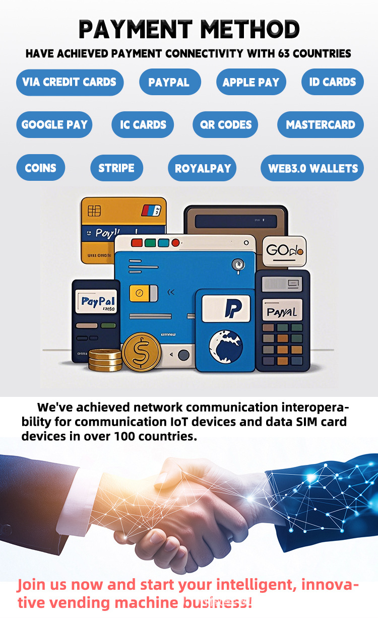 Automated vending machine AI robot autonomous obstacle avoidance 24-hour self-service unmanned vending machine commercial source factory