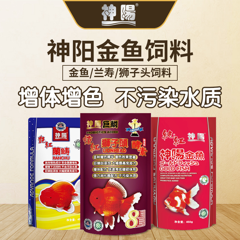 神阳 Золотая рыбка нефрита 鲭 Lansshou Lion Head Head Farm Farmers сильный цвет Thai Lion High Protocol Fish мелкие частицы