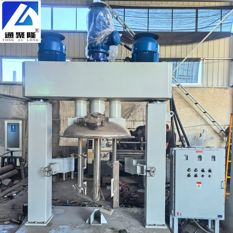 Double planetary vacuum mixer, high viscosity sealant, cement sand mixer, laboratory 10-50L planetary type