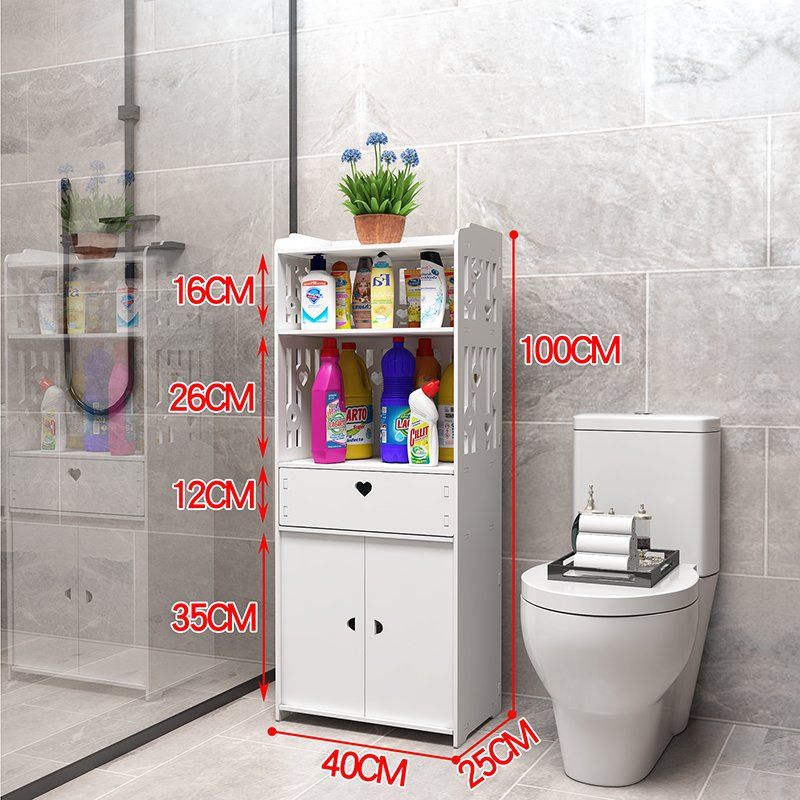 Bathroom side cabinet, bathroom standing cabinet, floor standing bathroom shelf, toilet side cabinet, narrow cabinet, toilet storage cabinet