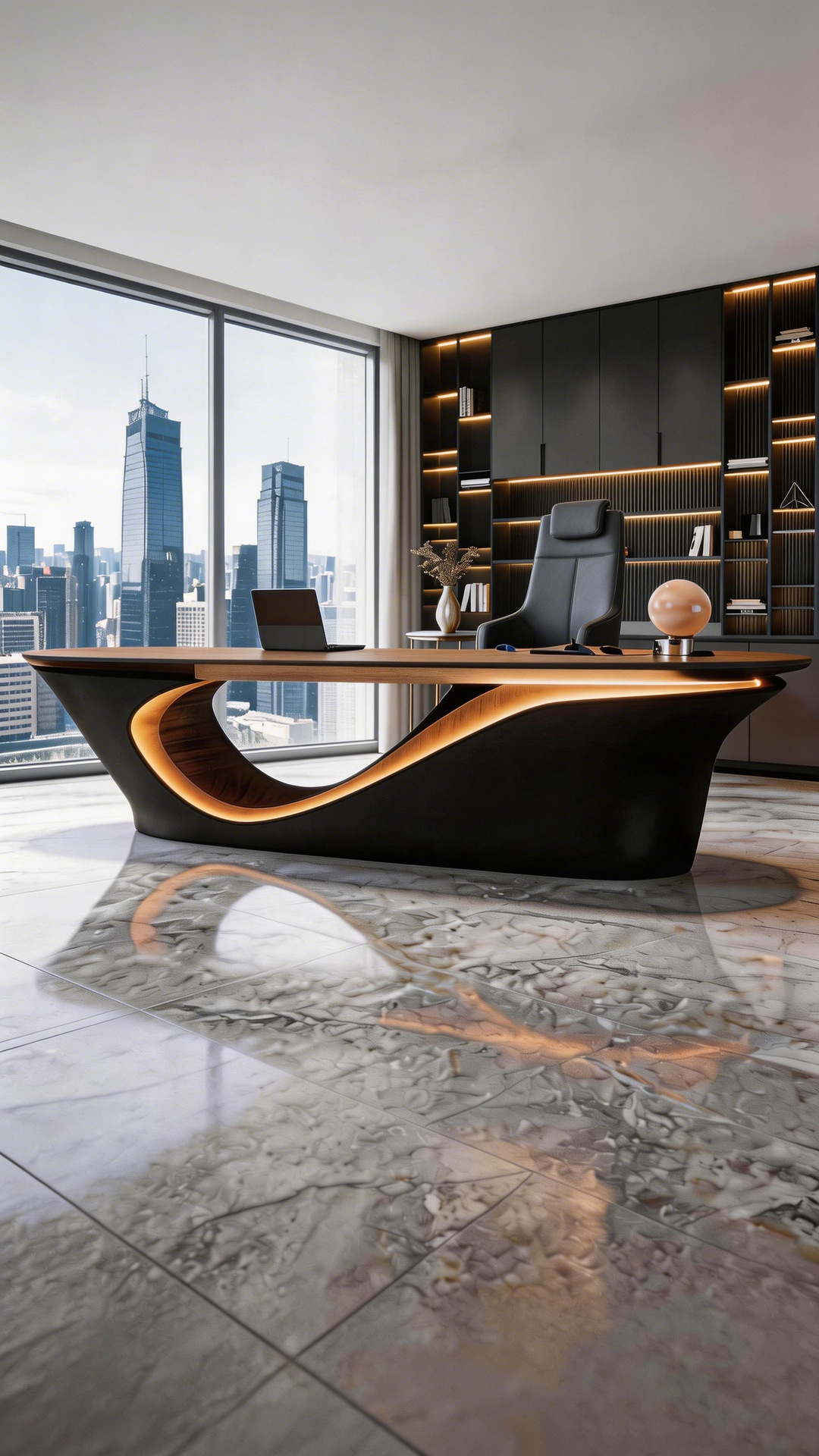 Bentley Series Light Luxury Chairman's Office Boss Desk Large Class Desk Office Desk Single Person Commercial Computer Desk President