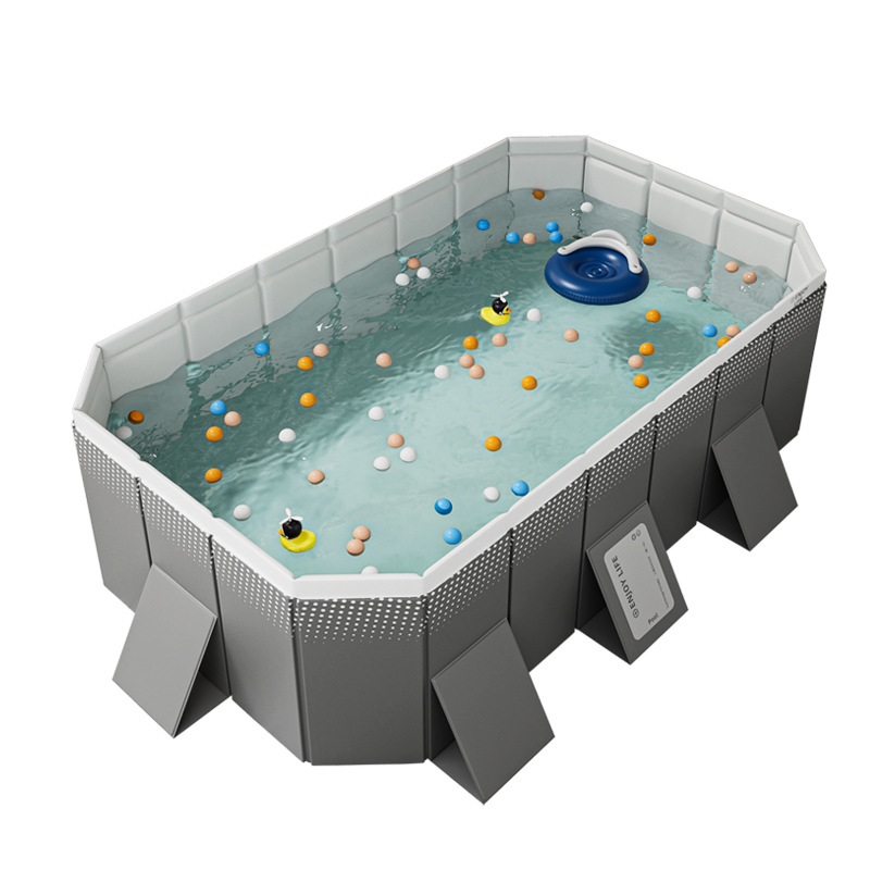 Cross border swimming pool, thickened wear-resistant inflatable swimming pool, outdoor non foldable play pool, children's home pool, beach