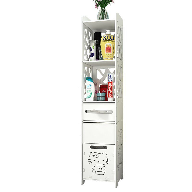 Bathroom side cabinet, bathroom standing cabinet, floor standing bathroom shelf, toilet side cabinet, narrow cabinet, toilet storage cabinet