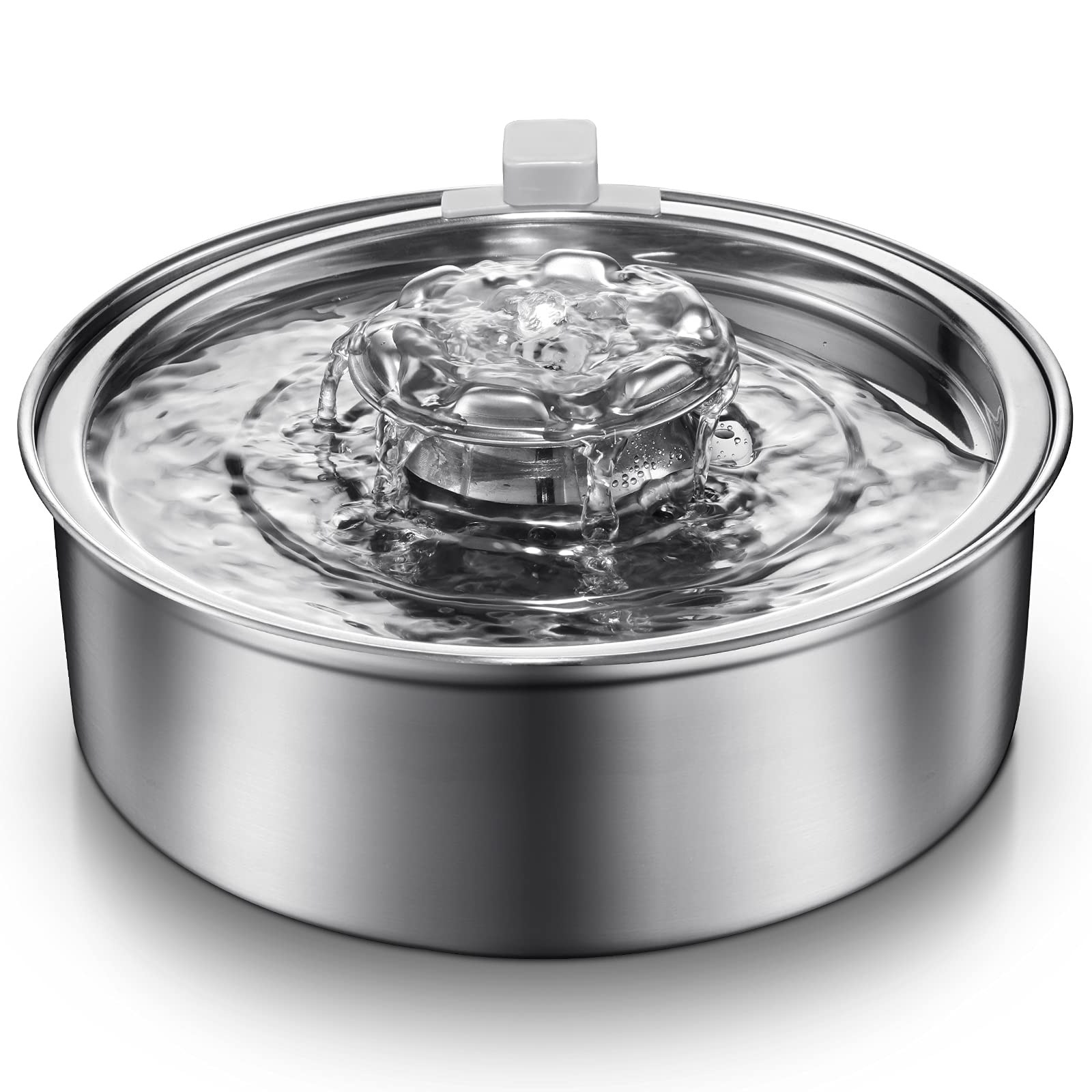 Популярная амазонка из нержавеющей стали Pet Smart Water Drinker Cat Автоматическая вода для воды для воды кормушка для воды