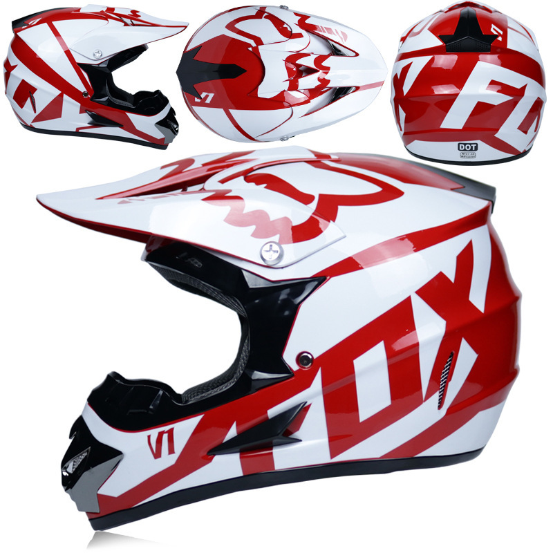 Car, motorcycle, rally off-road helmet, mountain bike, racing car, downhill full helmet, men's and women's all season summer gift three piece set