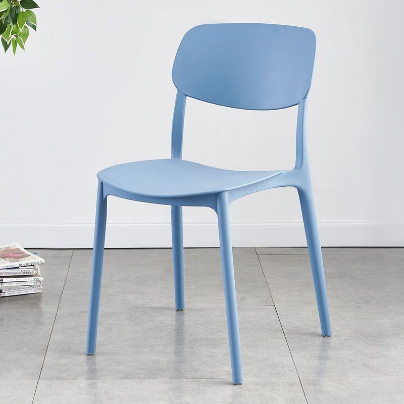 Light luxury backrest dining chair feels comfortable for home use, thick and comfortable for prolonged sitting, plastic stool, Nordic internet celebrity business dining table and chair