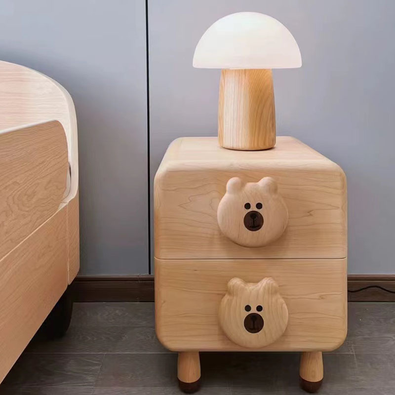 Прикроватная тумбочка из массива черного ореха AMY Furniture