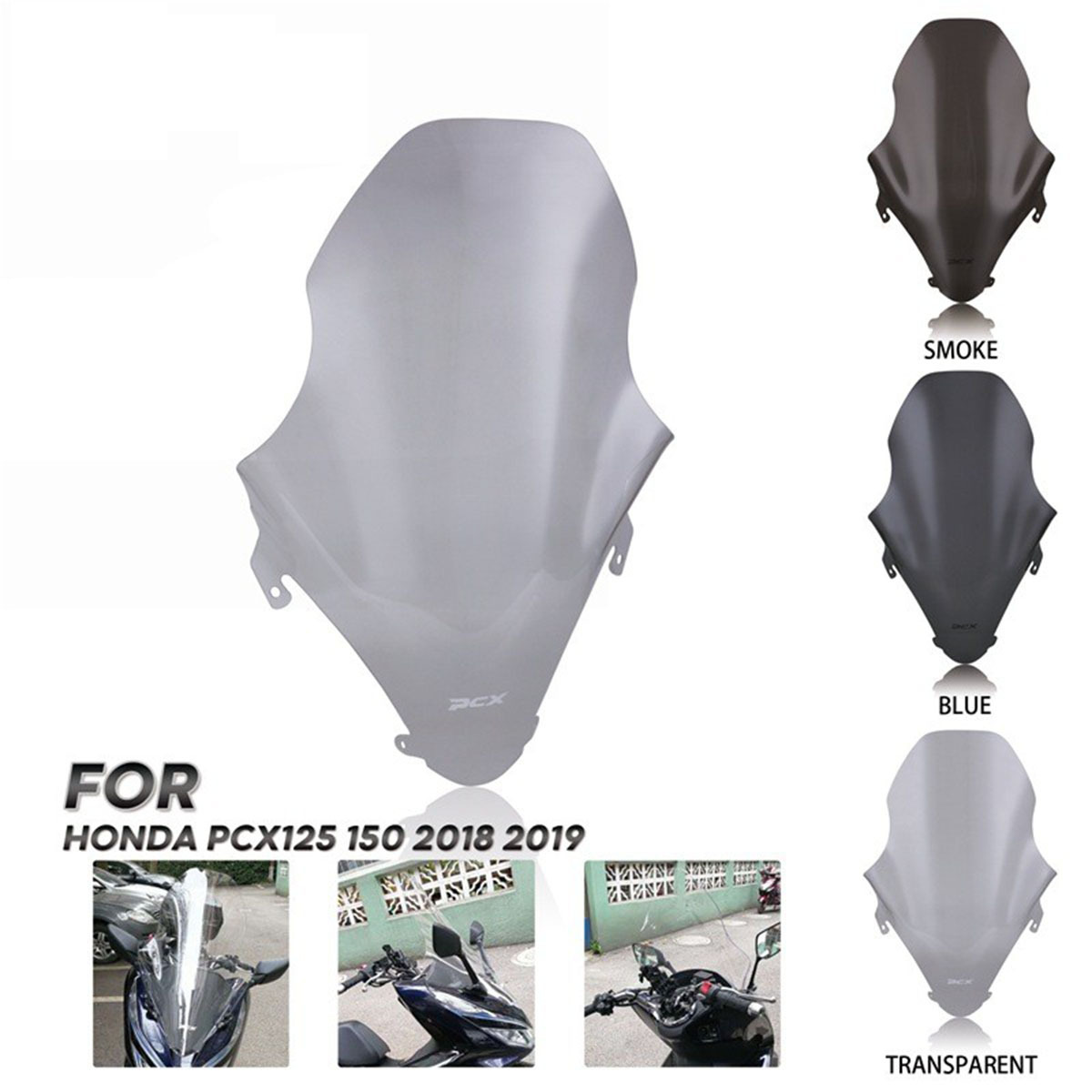 Модификация мотоцикла и высокое диапазон ветрового стекла подходит для Wuyang Honda PCX125 150 18-19