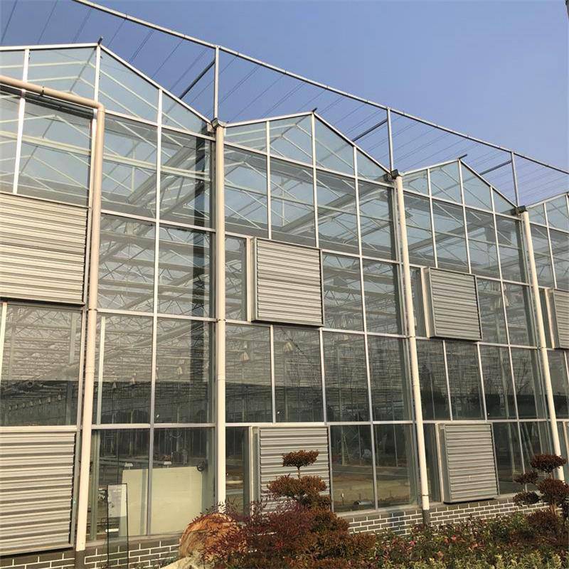 Farm greenhouse, flower garden, various specifications of materials, intelligent breeding greenhouse, steel pipe skeleton design and installation