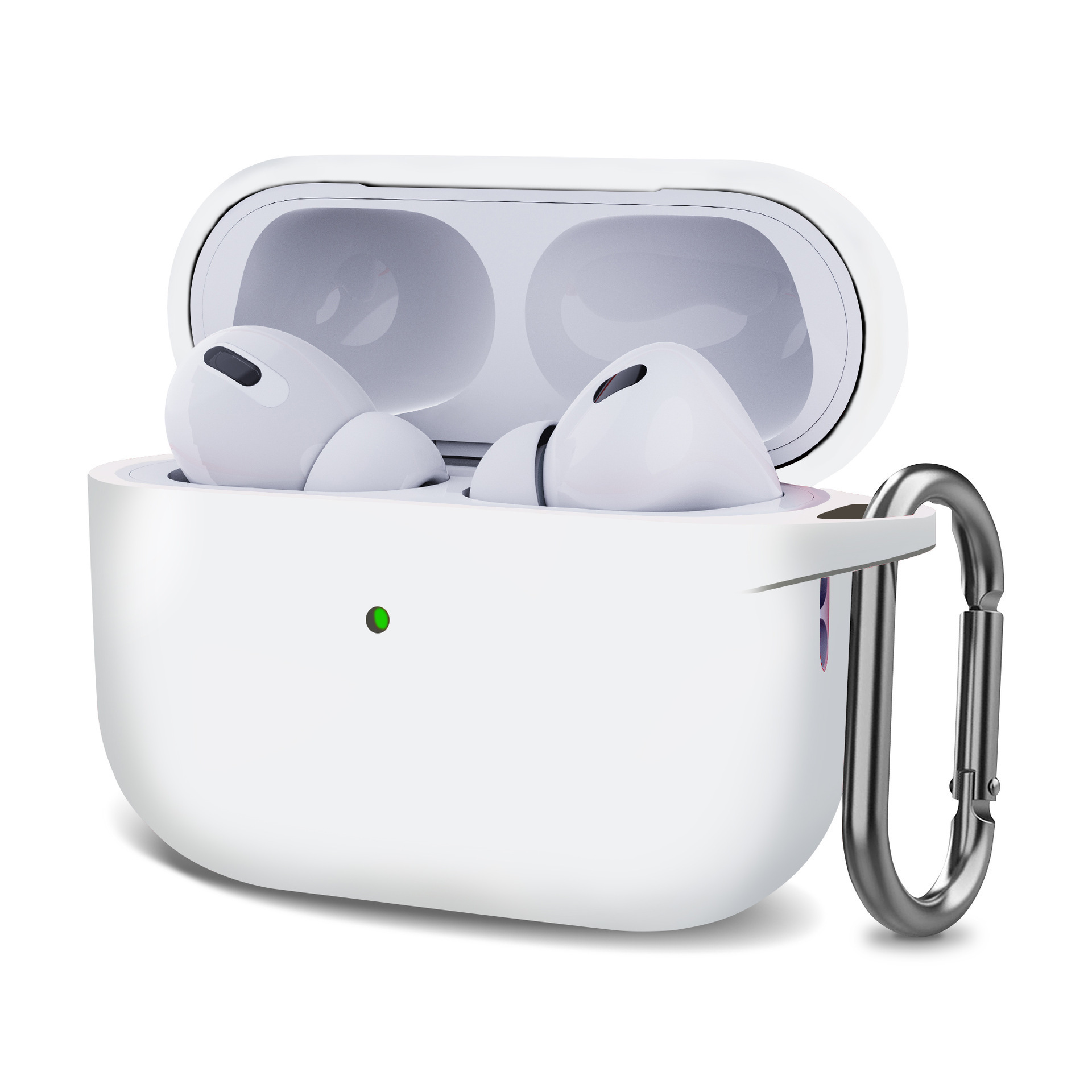 Suitable for AirPods Pro3 Apple 2025 new Bluetooth earphones, silicone solid color one-piece thick protective case
