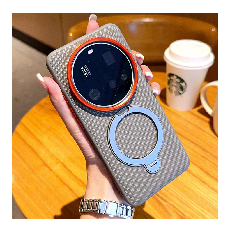 Suitable for Xiaomi 17 ultra phone case with stand 360 ° rotation Xiaomi 15 ultra magnetic case 14 ultra