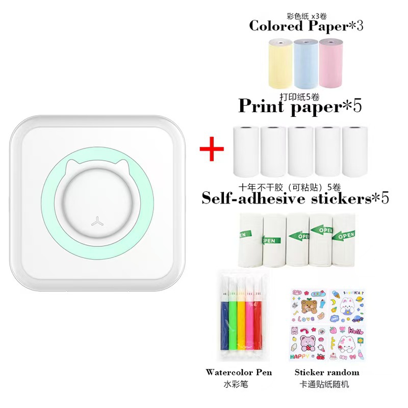 Wrong Question Printer Ultra Clear Mini Student Portable Intelligent Wrong Question Sorting Tool Ink free Thermal Wrong Question Machine