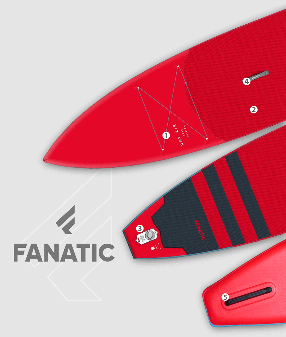 Creative Group FANETIC brand paddle board inflatable cruise racing SUP adult paddle board surfboard set