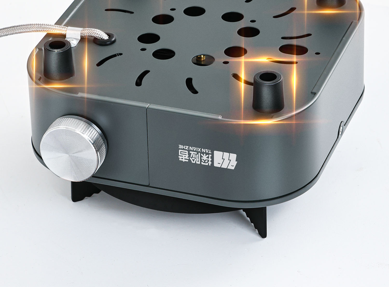 Card stove, outdoor portable split camping cookware, new stove, tea boiling stove, gas stove, separated new type