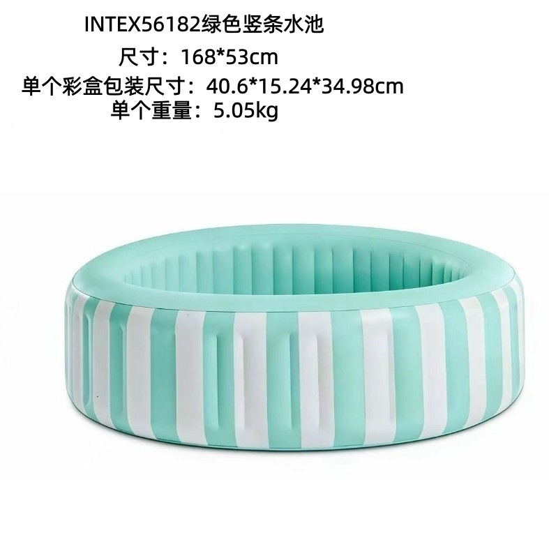 INTEX Thickened Swimming Pool Fishing Pool Balloon Filling Pool Baby Play Pool Swimming Pool Home Use Slide Pool
