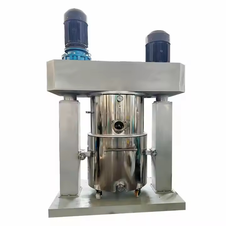 Double planetary mixer, lithium battery adhesive, vacuum defoaming, high viscosity industrial large-scale planetary power mixer